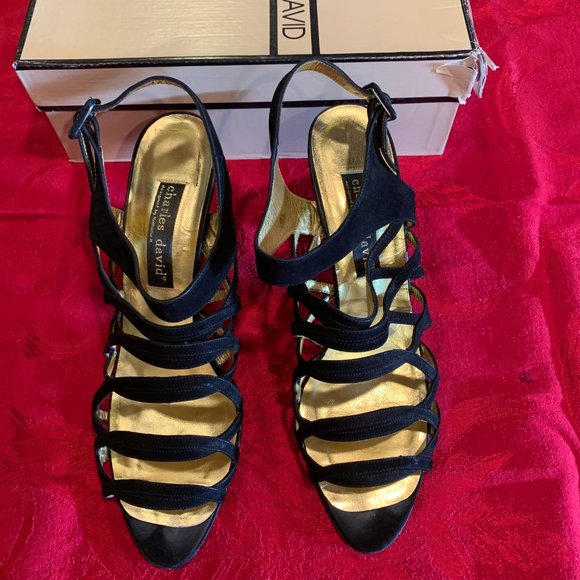 CHARLES DAVID Strappy Heeled Sexy Sandal - Picture 2 of 5